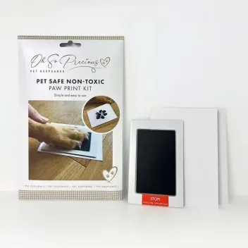 Kit de tampons &agrave; encre non toxiques Pet Safe Paw Print