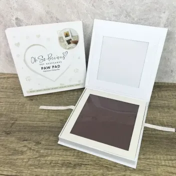 Paw print keepsake frame for cats - The Lovely Gift Group