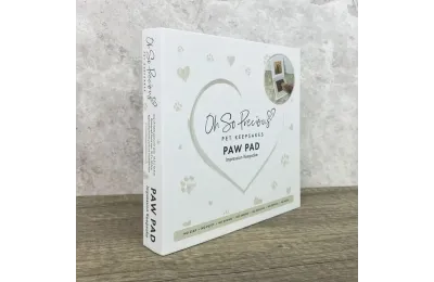 Erinnerungsrahmen mit Pfotenabdruck f&uuml;r Katzen - The Lovely Gift Group