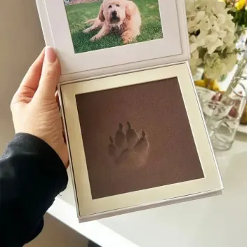 Cadre souvenir empreinte de patte pour chien