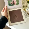 Paw print keepsake frame for dogs