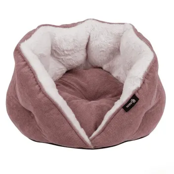 Soft cocoon cat bed – cosy and stylish enclosed cat cushion - Disctrict 70