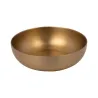 Stainless steel cat bowl in gold finish &ndash; non-slip base 300 ml - District 70