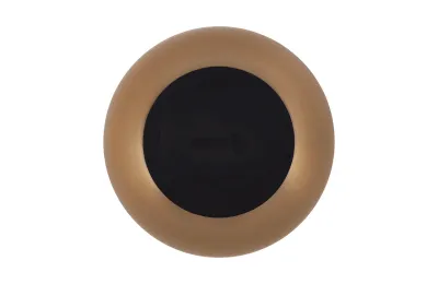 Stainless steel cat bowl in gold finish &ndash; non-slip base 300 ml - District 70