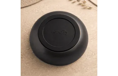 Cuenco para gato de acero inoxidable antracita &ndash; base antideslizante 300 ml - District 70