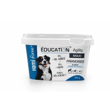Snacks para perro educaci&oacute;n Maxi vacuno & ricos en aves &ndash; 475 g - HamiForm