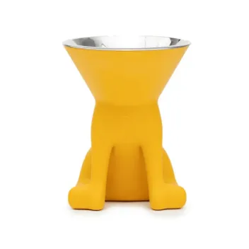 Gamelle sur&eacute;lev&eacute;e design pour chien avec bol inox amovible &ndash; 1100 ml - United Pets
