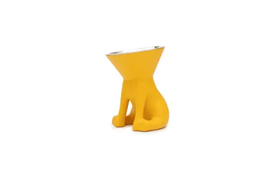 Ciotola rialzata di design per cani con ciotola in acciaio inox removibile &ndash; 1100 ml - United Pets