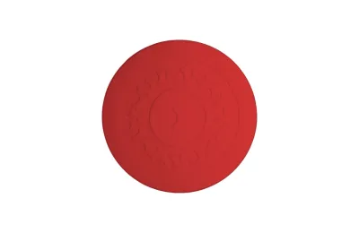 Cuenco anti-salpicaduras para perro con alfombrilla antideslizante &ndash; dise&ntilde;o taza (rojo) - United Pets