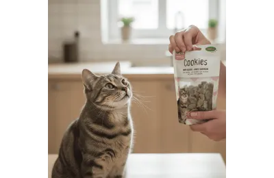 Katzenkekse mit Katzenminze und Lachs &ndash; Fischform &ndash; 50 g - Bubimex