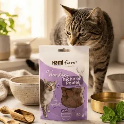 Cat treats rich in chicken &ndash; 50 g - Hamiform