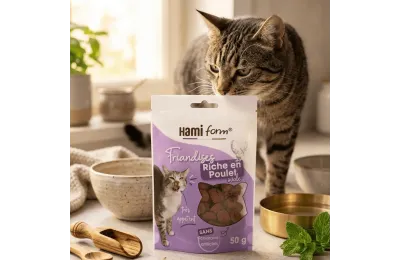 Kattensnacks met hoog kipgehalte &ndash; 50 g - Hamiform