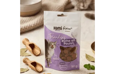 Cat treats rich in chicken &ndash; 50 g - Hamiform