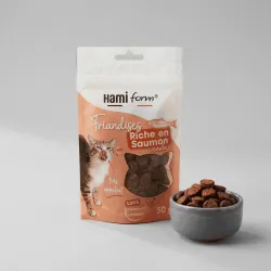 Cat treats rich in salmon (14%) &ndash; 50 g - Hamiform