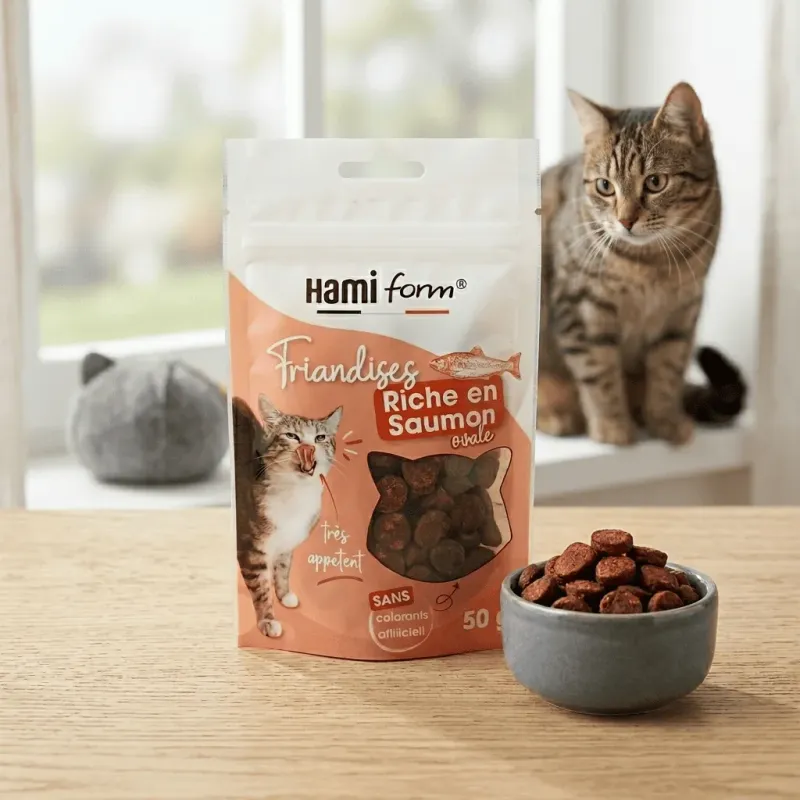 Katzenleckerlis mit hohem Lachsanteil (14 %) &ndash; 50 g