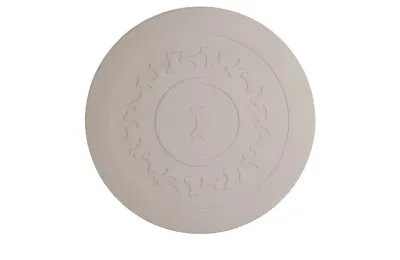 Antispritznapf f&uuml;r Hunde taupe mit rutschfester Unterlage &ndash; Tassen-Design - United Pets