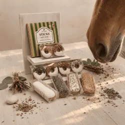 Pack Gourmet para caballos: Sticks de hierbas, Donuts y &Eacute;clairs
