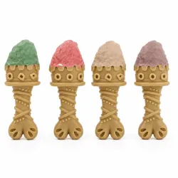 Fruchtige Zahnsnacks f&uuml;r Hunde &ndash; 4er-Pack - Bubimex