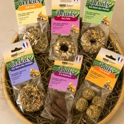 Pausa Natura &ndash; Assortimento goloso per conigli (6 sacchetti)
