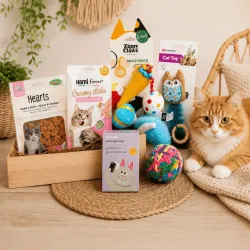 Coffret anniversaire chat personnalis&eacute; | Merlin&Cie