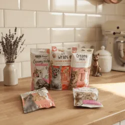 Special Salmon Gourmet Pack for Cats | 5 Premium Treats | Merlin&Cie