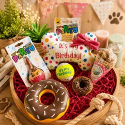 Large personalised birthday box for dogs &ndash; medium and large dogs | Merlin&Cie