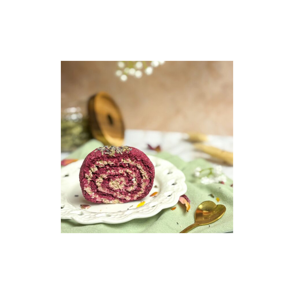 Friandise Bio &agrave; la Betterave & Lavande pour Chevaux - Roul&eacute;Bio S&eacute;r&eacute;nit&eacute;