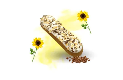 Seed &Eacute;clair for Horses | Candy Horse | Handmade Biscuit with Vegan Royal Icing & Seeds