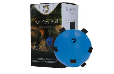 Paardenspeelbal Blauw &ndash; Duurzame Bezigheidsbal voor Spel & Welzijn | Merlin&Cie