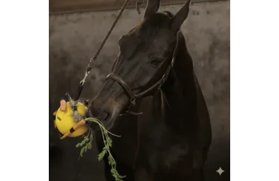 Jouet pour Chevaux &ndash; Balle d&rsquo;occupation Jaune