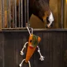 Paardenspeeltje Wortel &ndash; Natuurlijk Leren Speelgoed tegen Verveling | Merlin&Cie