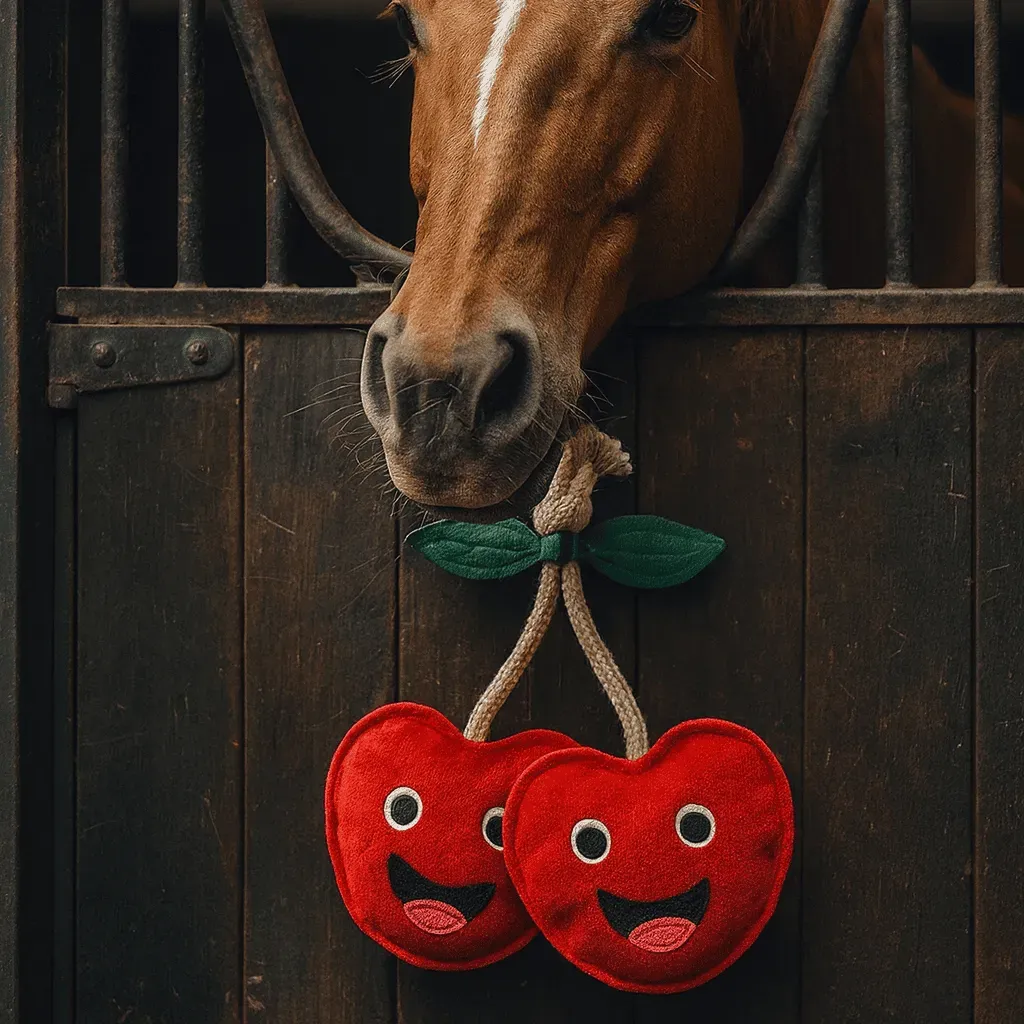 Jouet pour Chevaux Cerises &ndash; Sp&eacute;cial Box