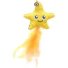 Feather Star Cat Toy | Yellow with Catnip & Bell | 8 &times; 2.8 &times; 9.5 cm