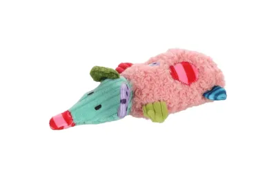 Roze Muis met Kattenkruid &ndash; Kattenspeeltje in Pluche | Merlin&Cie