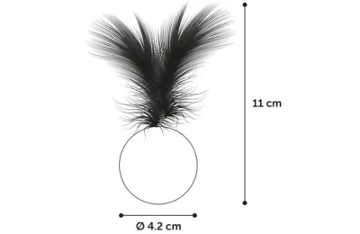 Jouet pour Chat &ndash; Balle Plumes (plusieurs couleurs) - Flamingo