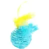Cat Ball with Feather &ndash; Assorted Colours | Flamingo