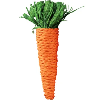 Nagespielzeug f&uuml;r Kaninchen &ndash; Orange Karotte - Flamingo