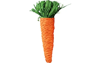 Nagespielzeug f&uuml;r Kaninchen &ndash; Orange Karotte - Flamingo
