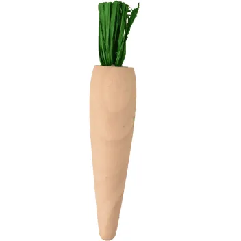 Juguete Festivo para Roedores &ndash; Set de 3 Zanahorias Naturales