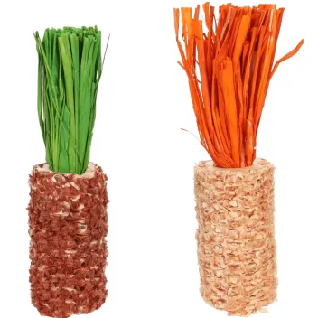 Natural Rabbit Chew for Dental Health | Corn & Paper | Small Pet Toy