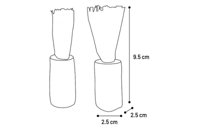 Natural Rabbit Chew for Dental Health | Corn & Paper | Small Pet Toy