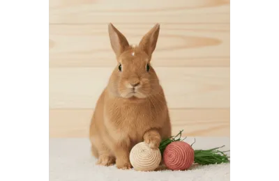 Lot 2 jouets pour Lapins &ndash; Radis tress&eacute;s