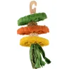 Hanging Rabbit Toy &ndash; Loofah Discs & Corn Leaves | Flamingo