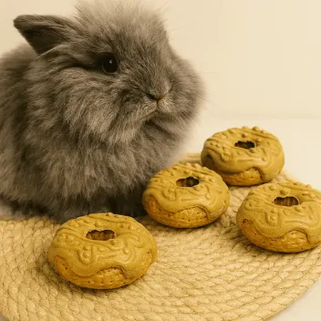 Pack 4 Donuts pour Lapins &ndash; Saveur Banane