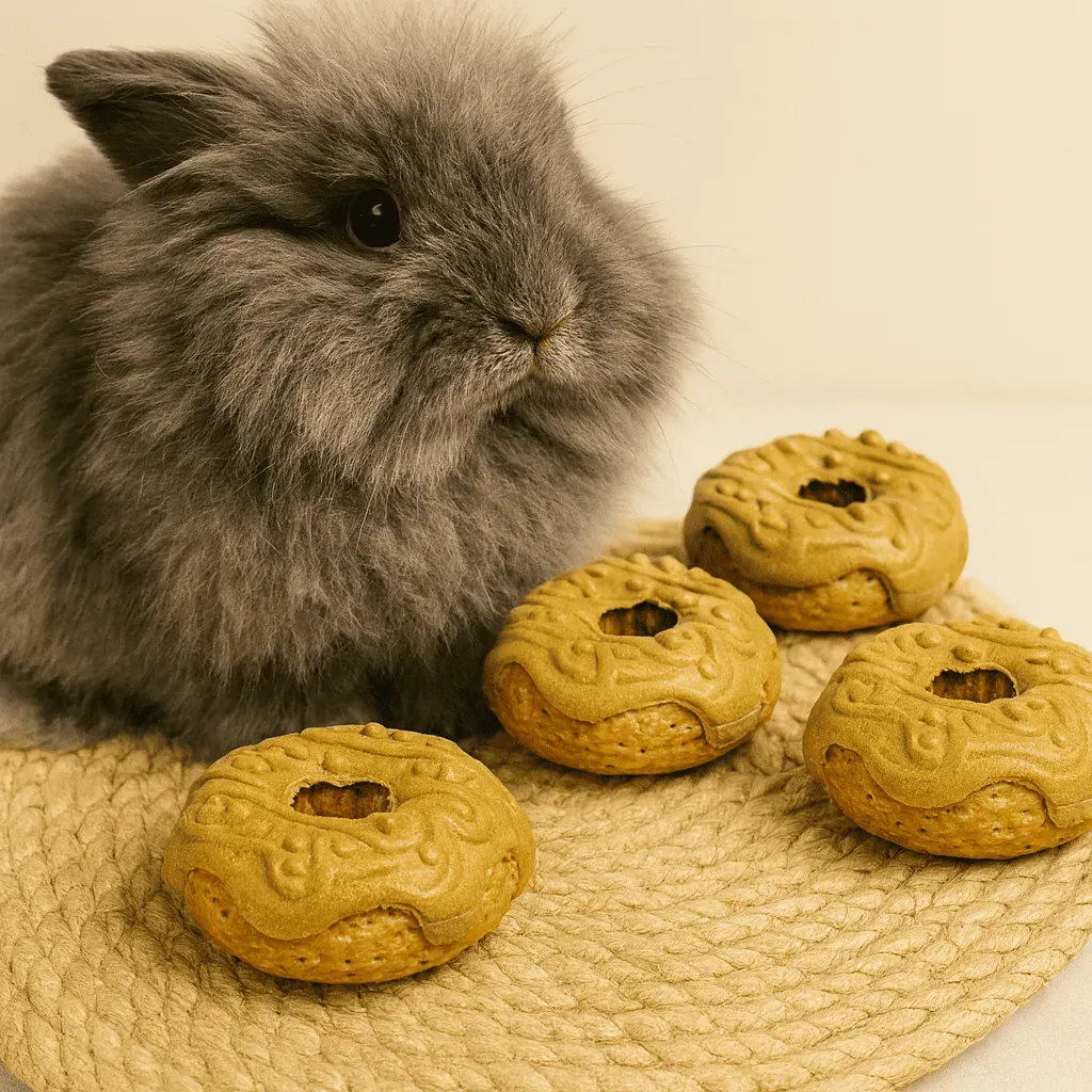 Pack 4 Donuts pour Lapins &ndash; Saveur Banane