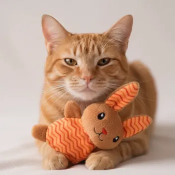 Jouet pour Chats – Lapin, Éléphant ou Écureuil