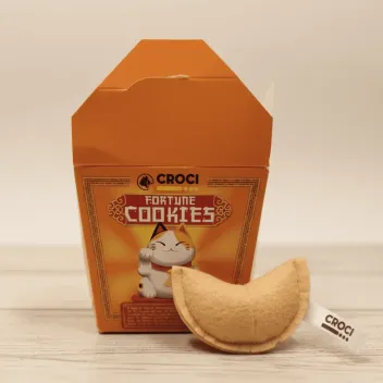 Jouet pour Chats &ndash; Fortune Cookies (lot de 4 avec herbe &agrave; chat) - Croci