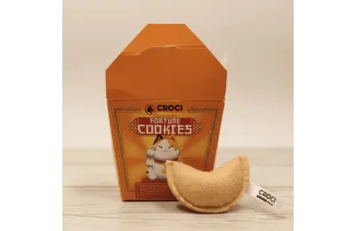 Jouet pour Chats &ndash; Fortune Cookies (lot de 4 avec herbe &agrave; chat) - Croci