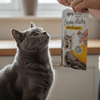 Pack 4 Friandises pour Chats - Creamy Sticks au Poulet