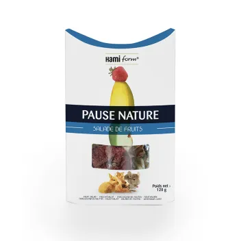 Friandise Vitaminée para Conejos - Ensalada de Frutas Secas (120 g)